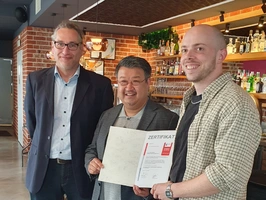 © RKW Nord Übergabe des RKW-Gütesiegel Arbeitgeberattraktivität an LieblingsFamilie GmbH